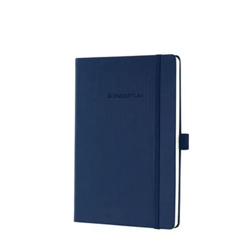 Jegyzetfüzet, exkluzív, A5, vonalas, 97 lap, keményfedeles, SIGEL "Conceptum", éjkék