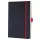 Jegyzetfüzet, exkluzív, A5, vonalas, 97 lap, keményfedeles, SIGEL "Conceptum Red Edition", feke