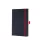 Jegyzetfüzet, exkluzív, A5, kockás, 97 lap, keményfedeles, SIGEL "Conceptum Red Edition", feket
