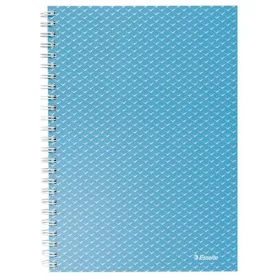 Spirálfüzet, A5, kockás, 80 lap, ESSELTE  "Colour'Breeze", kék
