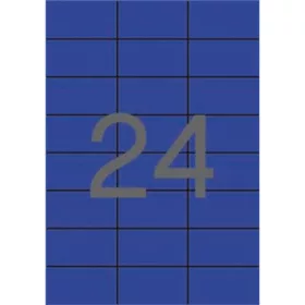 Etikett, 70x37 mm, színes, APLI, kék, 480 etikett/csomag