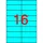 Etikett, 105x37 mm, színes, APLI, kék, 320 etikett/csomag