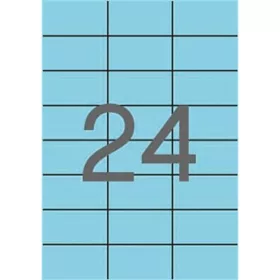   Etikett, 70x37 mm, színes, APLI, pasztell kék, 480 etikett/csomag
