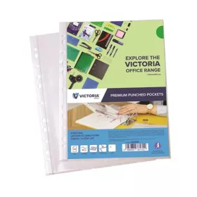   Genotherm, lefűzhető, A4, 80 mikron, víztiszta, VICTORIA OFFICE - 100db