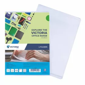   Genotherm, "L", A4, 80 mikron, narancsos felület, VICTORIA OFFICE - 100db