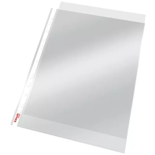 Genotherm, lefűzhető, A4, 55 mikron, víztiszta felület, ESSELTE "Luxus" - 100db