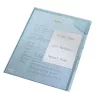 Rendszerező genotherm, lefűzhető, A4, 200 mikron, narancsos felület, LEITZ "CombiFile", kék - 3
