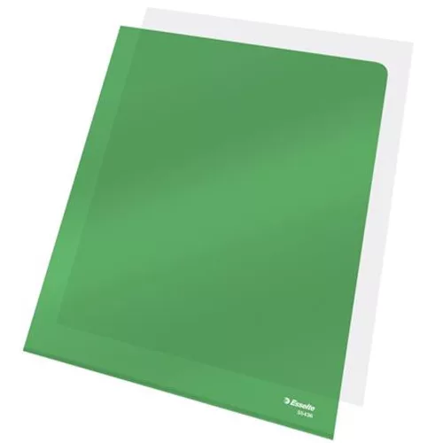 Genotherm, "L", A4, 150 mikron, víztiszta felület, ESSELTE "Luxus", zöld - 25db