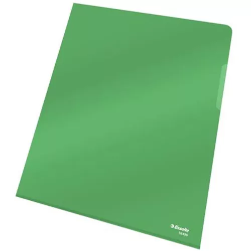 Genotherm, "L", A4, 150 mikron, víztiszta felület, ESSELTE "Luxus", zöld - 25db