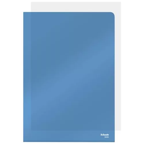 Genotherm, "L", A4, 150 mikron, víztiszta felület, ESSELTE "Luxus", kék - 25db