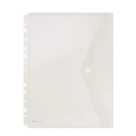   Irattartó tasak, A4, PP, patentos, lefűzhető, DONAU, áttetsző