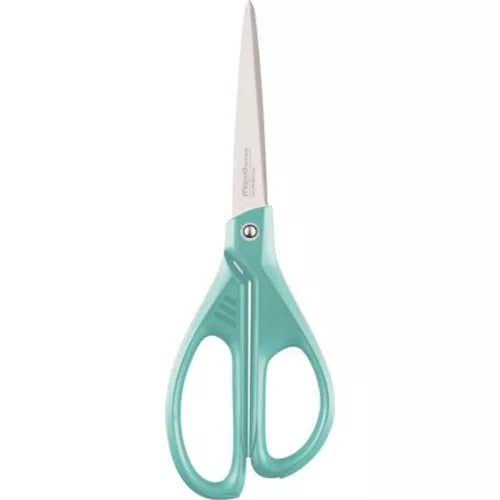 Olló, irodai, 21 cm, MAPED "Essentials Green", türkizkék
