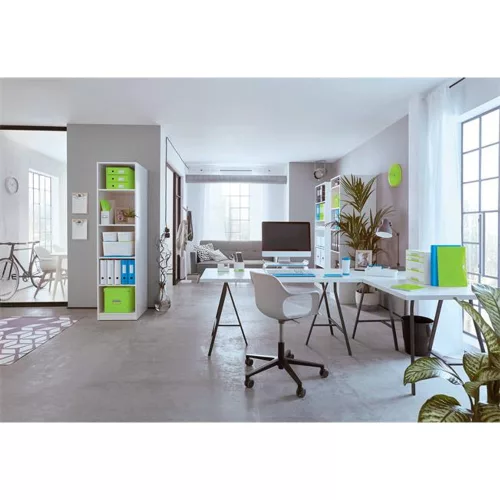 Olló, irodai, 20,5 cm, LEITZ "Wow Titán", kék