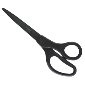  Olló, irodai, tapadásmentes, 20,5 cm, LEITZ "Titán", fekete