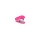 Tűzőgép, 24/6, 26/6, 12 lap, RAPESCO "Bug Mini", pink