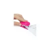 Tűzőgép, 24/6, 26/6, 12 lap, RAPESCO "Bug Mini", pink