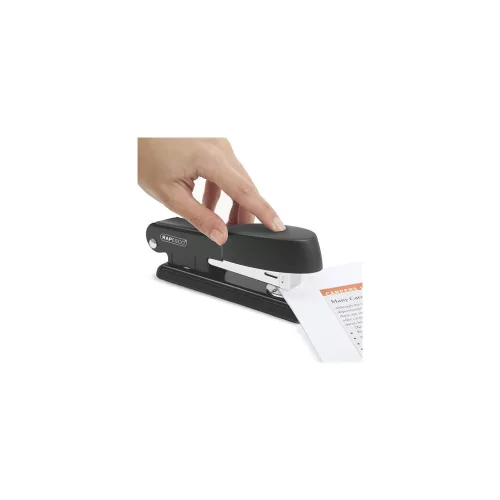 Tűzőgép, 24/6, 26/6, 25 lap, fém, RAPESCO "Bowfin Half-Strip", fekete