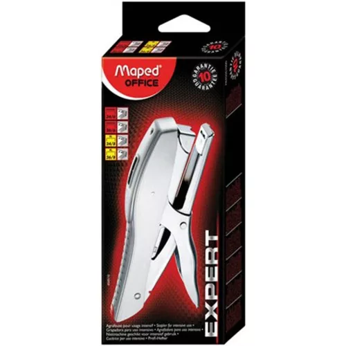 Tűzőgép, kézi, 24/6, 26/6, 45 lap, MAPED "Expert Plier"