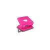 Lyukasztó, kétlyukú, 25 lap, fém, RAPESCO "825", pink