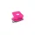 Lyukasztó, kétlyukú, 25 lap, fém, RAPESCO "825", pink