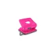Lyukasztó, kétlyukú, 25 lap, fém, RAPESCO "825", pink