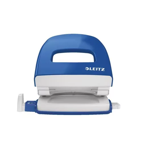 Lyukasztó, kétlyukú, 30 lap, LEITZ "Nexxt", kék