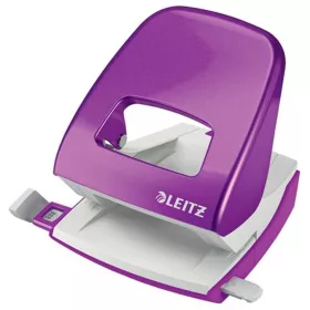   Lyukasztó, kétlyukú, 30 lap, LEITZ "Nexxt Wow", lila