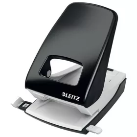   Lyukasztó, kétlyukú, 40 lap, LEITZ " Nexxt 5138", fekete