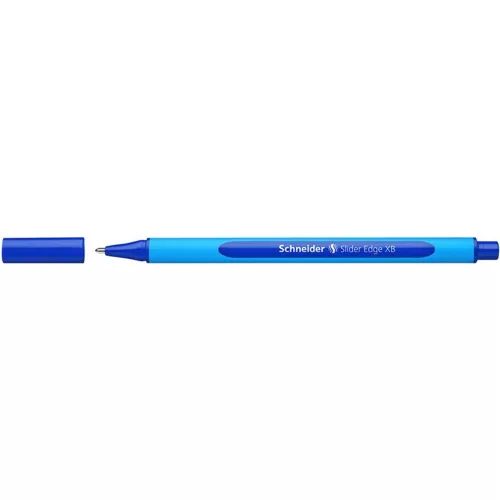 Golyóstoll, 0,7 mm, kupakos, SCHNEIDER "Slider Edge XB", kék