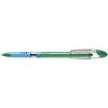 Golyóstoll, 0,5 mm, kupakos, SCHNEIDER "Slider Basic M", zöld