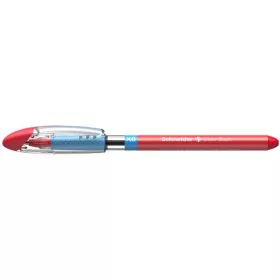   Golyóstoll, 0,7 mm, kupakos, SCHNEIDER "Slider Basic XB", piros