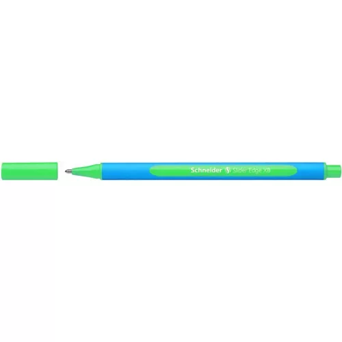Golyóstoll, 0,7 mm, kupakos, SCHNEIDER "Slider Edge XB", zöld