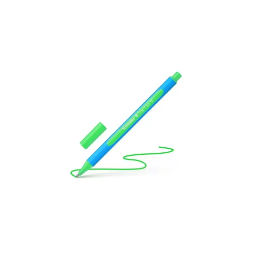 Golyóstoll, 0,7 mm, kupakos, SCHNEIDER "Slider Edge XB", zöld