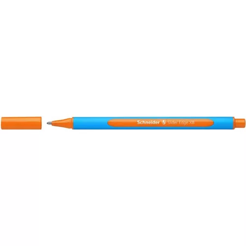Golyóstoll, 0,7 mm, kupakos, SCHNEIDER "Slider Edge XB", narancssárga