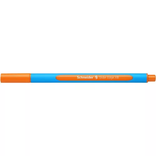 Golyóstoll, 0,7 mm, kupakos, SCHNEIDER "Slider Edge XB", narancssárga