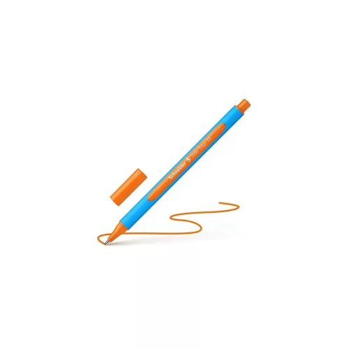 Golyóstoll, 0,7 mm, kupakos, SCHNEIDER "Slider Edge XB", narancssárga