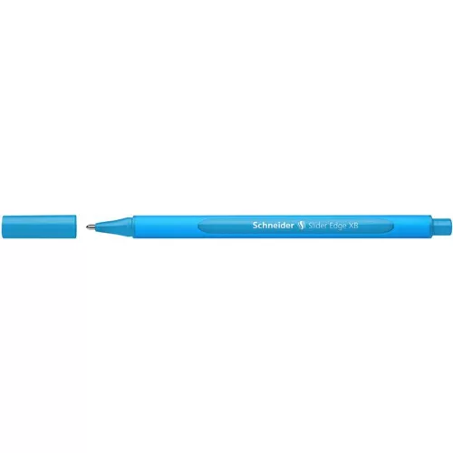 Golyóstoll, 0,7 mm, kupakos, SCHNEIDER "Slider Edge XB", világoskék
