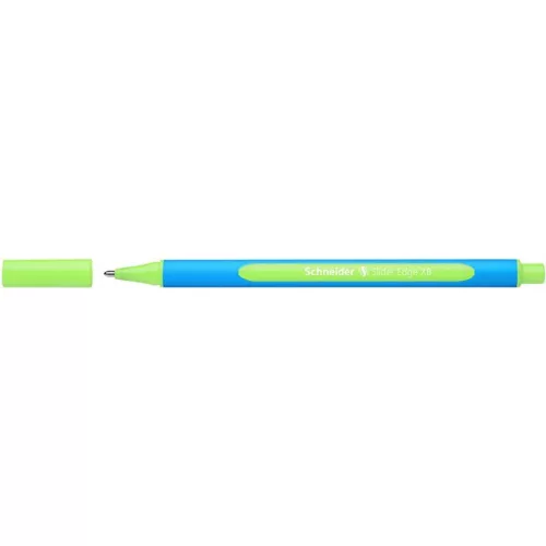 Golyóstoll, 0,7 mm, kupakos, SCHNEIDER "Slider Edge XB", világoszöld