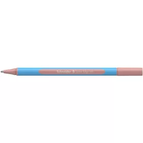   Golyóstoll, 0,7 mm, kupakos, SCHNEIDER "Slider Edge XB Pastel", halvány piros