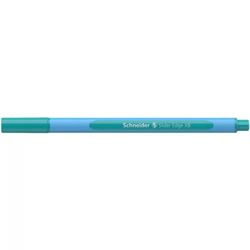 Golyóstoll, 0,7 mm, kupakos, SCHNEIDER "Slider Edge XB Pastel", óceán