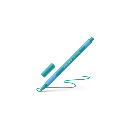 Golyóstoll, 0,7 mm, kupakos, SCHNEIDER "Slider Edge XB Pastel", óceán