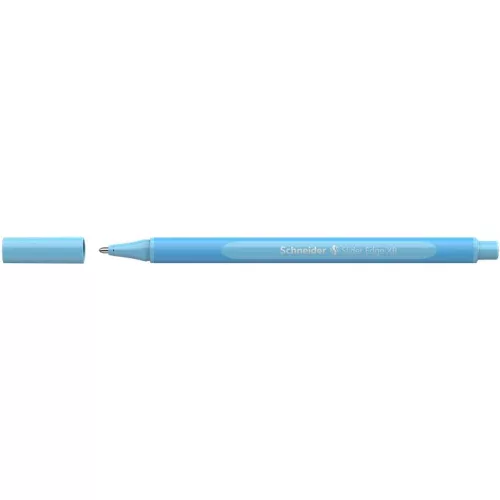 Golyóstoll, 0,7 mm, kupakos, SCHNEIDER "Slider Edge XB Pastel", babakék