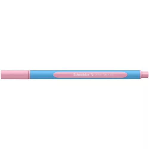 Golyóstoll, 0,7 mm, kupakos, SCHNEIDER "Slider Edge XB Pastel", rózsa
