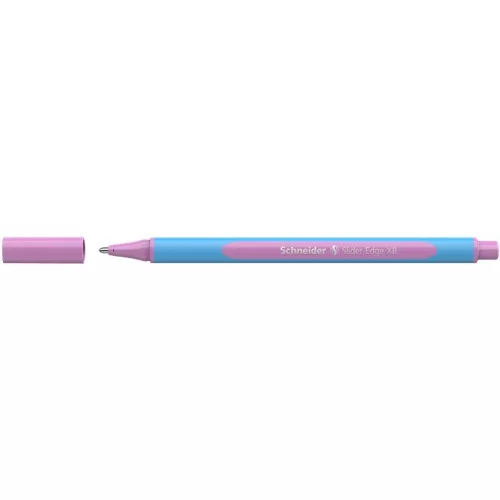 Golyóstoll, 0,7 mm, kupakos, SCHNEIDER "Slider Edge XB Pastel", lila