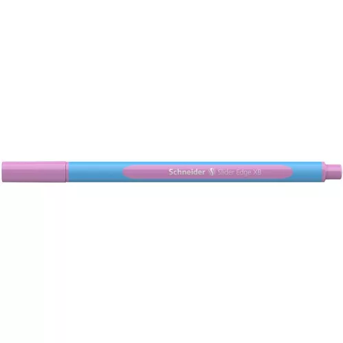 Golyóstoll, 0,7 mm, kupakos, SCHNEIDER "Slider Edge XB Pastel", lila
