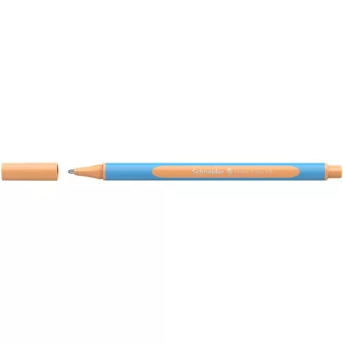 Golyóstoll, 0,7 mm, kupakos, SCHNEIDER "Slider Edge XB Pastel", barack