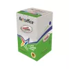 Golyóstoll, 0,25 mm, nyomógombos, FLEXOFFICE "Jonat", piros