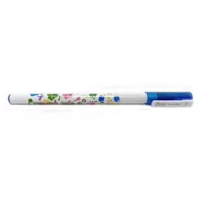   Golyóstoll, 0,3 mm, kupakos, FLEXOFFICE "Monstar", kék