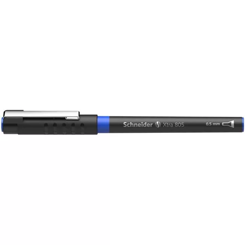 Rollertoll, 0,5 mm, tűhegyű, SCHNEIDER "XTRA 805", kék