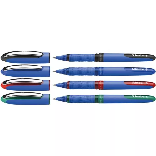 Rollertoll készlet, 0,5 mm, SCHNEIDER "One Hybrid C", 4 szín